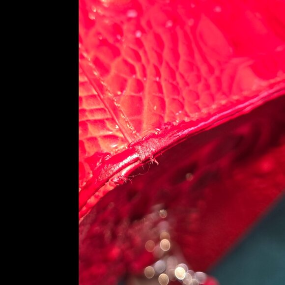 LARGE SCARLTE RED BRAHMIN BUISNESS TOTE BAG - Picture 13 of 17